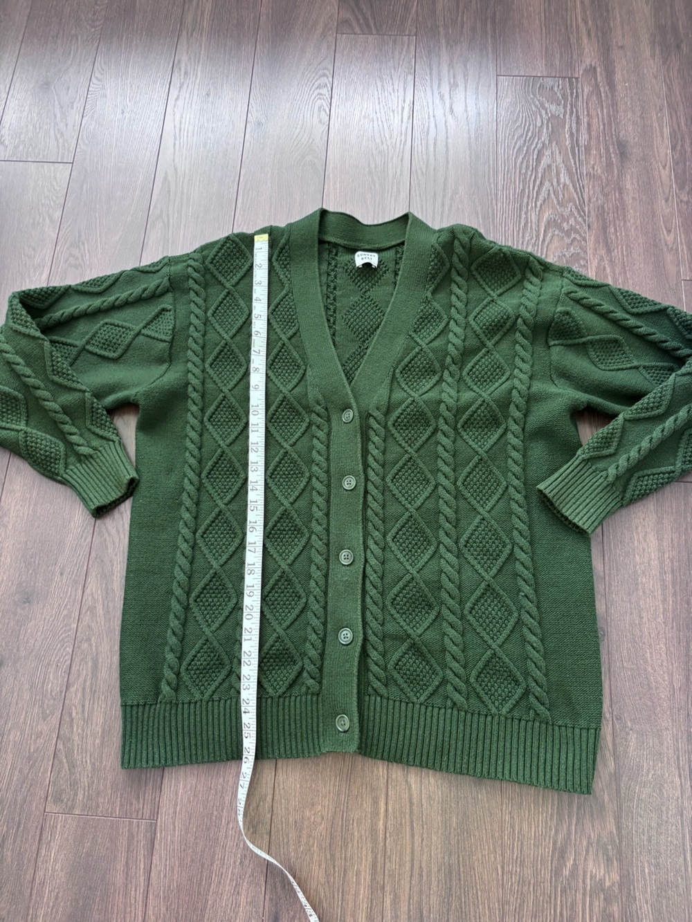 ARITZIA Sunday Best Evergreen Peggy Cardigan Size SMALL - Picture 7 of 14